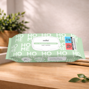 Lingettes humides pour le nettoyage de toutes les surfaces - 60 pièces