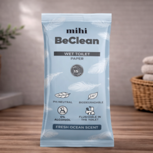 Papier hygiénique humide - 15 pièces