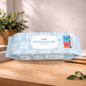 Lingettes humides pour le nettoyage des vitres - 60 pièces