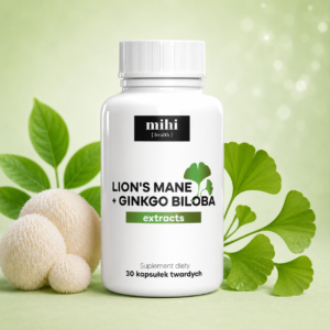 Crinière de lion + extraits de Ginkgo biloba - 30 gélules